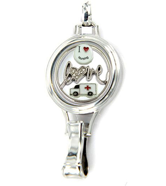 Nurse Locket Badge Holder
